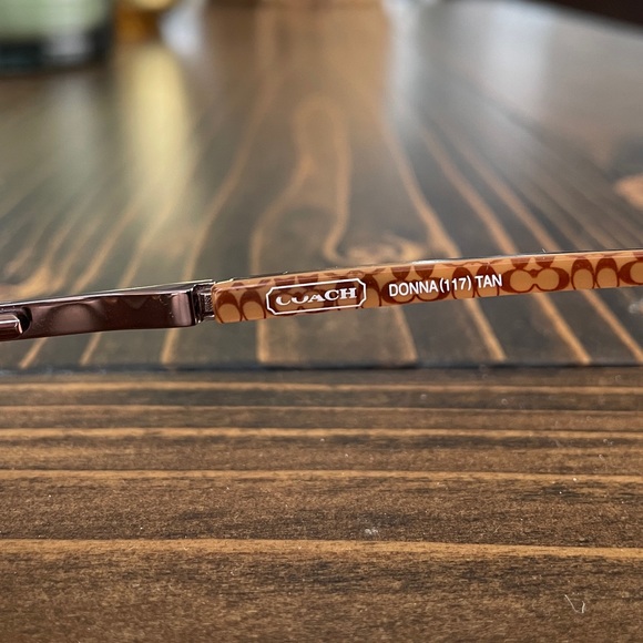 Coach Tortoise & Rhinestone Glasses - Picture 5 of 8